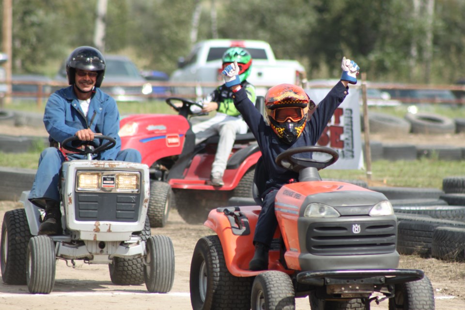 The Cherry Grove Lawn Tractor races was a family friendly event that drew all ages.