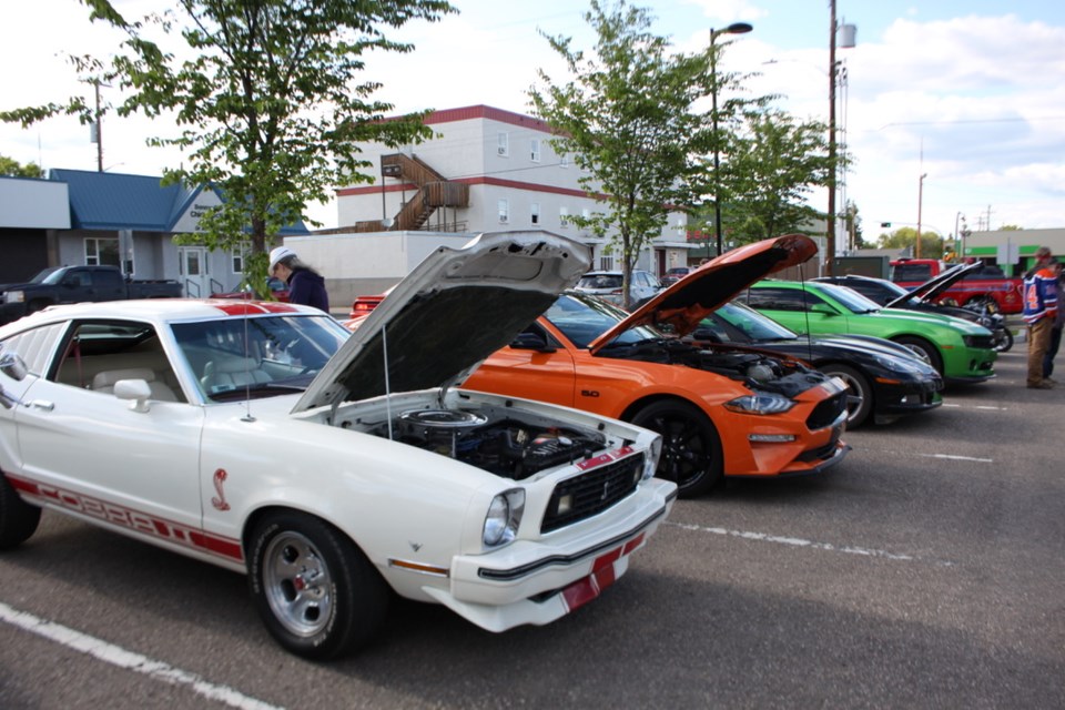 Hoods were opened and engines roared throughout the event.