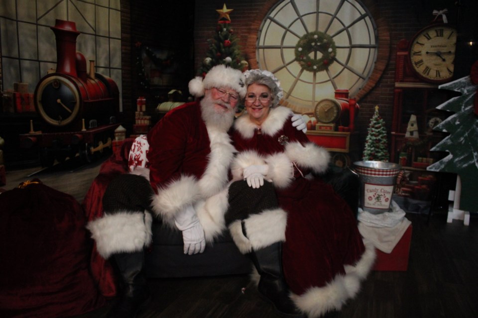 Santa Claus and Mrs. Claus said they had a wonderful time meeting the children and families at the Festival of Tree's in Bonnyville before they headed to the Parade.