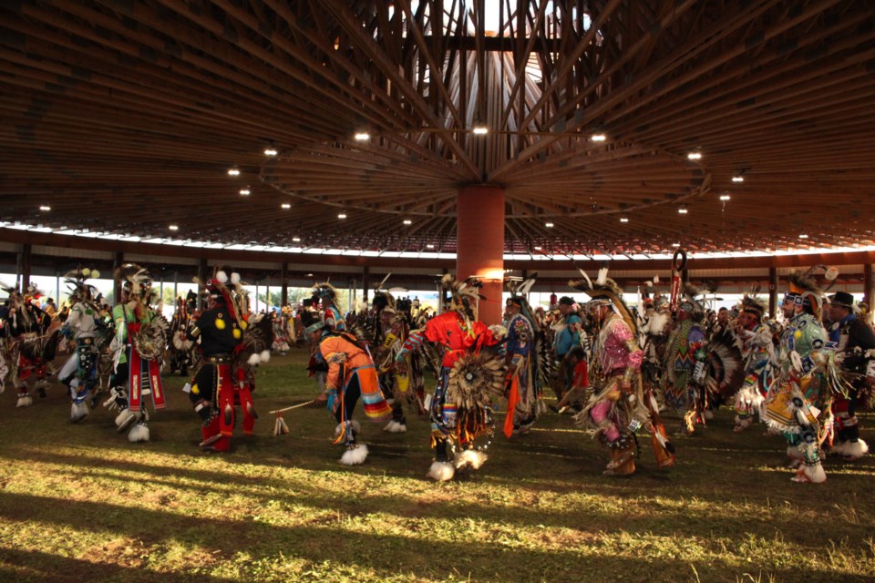 Hundreds of indigenous dancers showed up for the Kehewin Pow Wow, from all across turtle island.