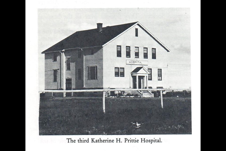 "In 1935 the new health facility open's its doors for five more decades. In 1962 , under the Alberta Friendly Societies Act the congregation organized the Duclos Hospital Society, elected their own board and the institution was named Duclos Hospital honouring Rev. John E. Duclos founder of the Duclos mission."