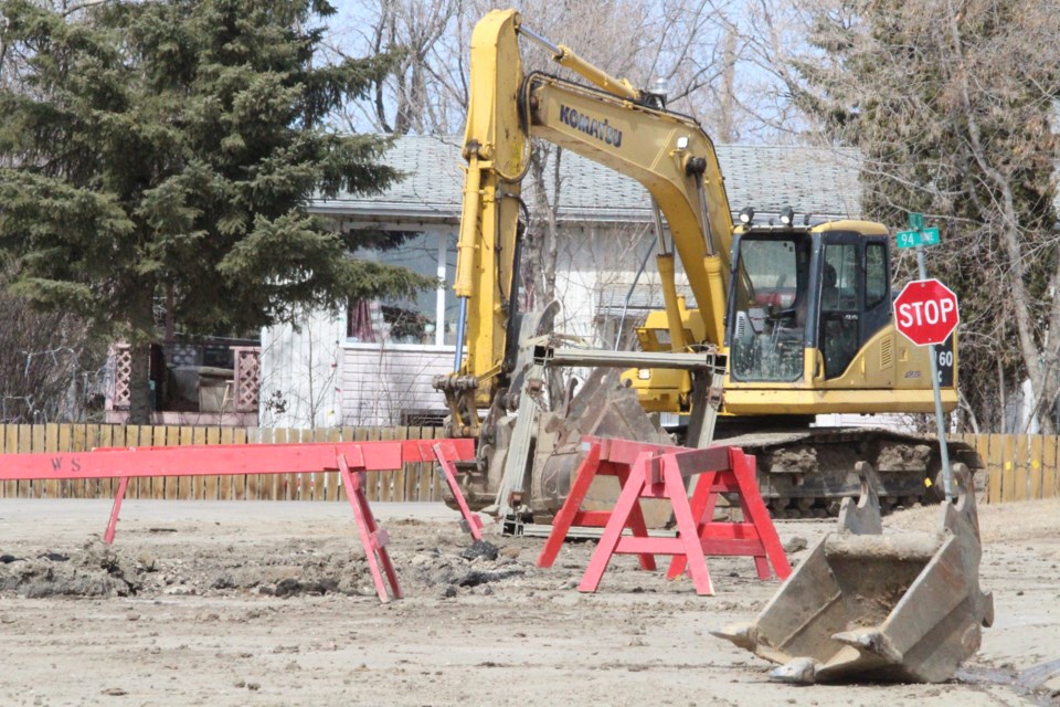 Several areas on and around 103 Street and 94 Avenue were part of the water line fix.