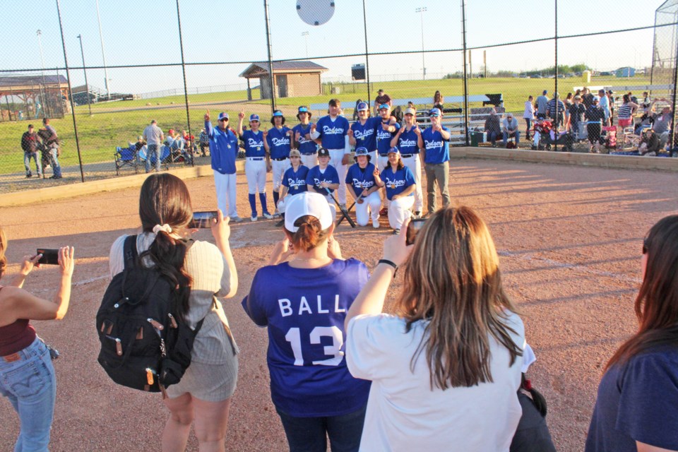 The Lac La Biche U18 Dodgers are the league champs after beating the Bonnyville Braves on Thursday night.