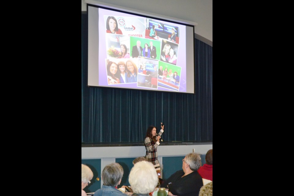 Consumer Protection expert and Fraud Prevention educator Julie Matthews gave the capacity crowd of seniors at the St. Paul Regional FCSS Seniors Festival a wide range of tips to help them avoid becoming victims of scams.
Vicki Brooker photo