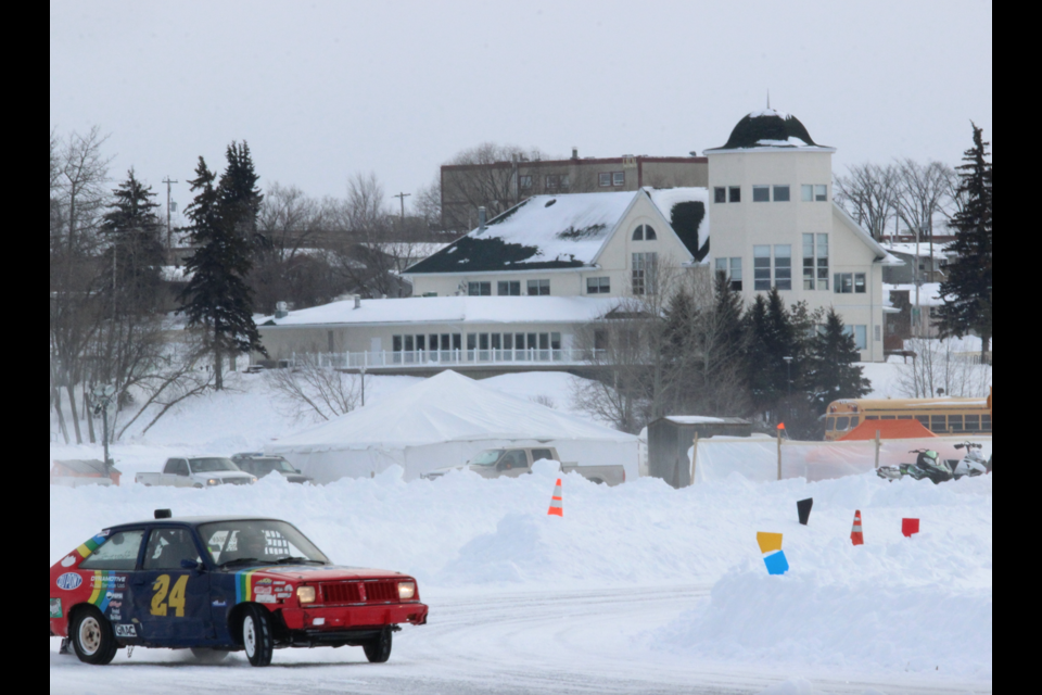 McArthur Place on the Lac La Biche lake shoreline has been the backdrop from the annual Winter Festival of Speed. This year's races are in question due to COVID measures.     File Image / Rob McKinley