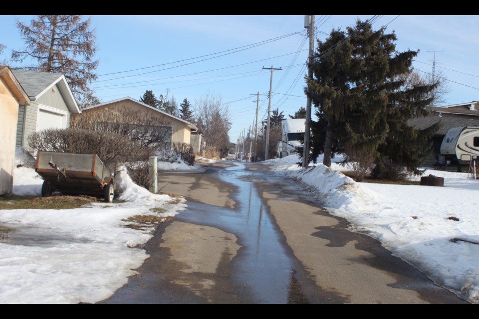 Lac La Biche council received a petition requesting street lights for the lane between 104 Ave and Churchill Drive.