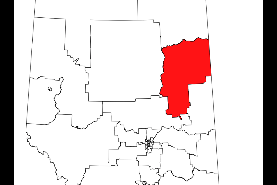 It’s a big place. Even though wikipedia highlights it in red on their webpage, it’s unlikely from the early vote count that the Fort McMurray-Lac La Biche riding will go to the Liberals.