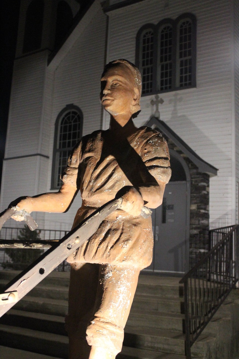 plamondonchurch-statue