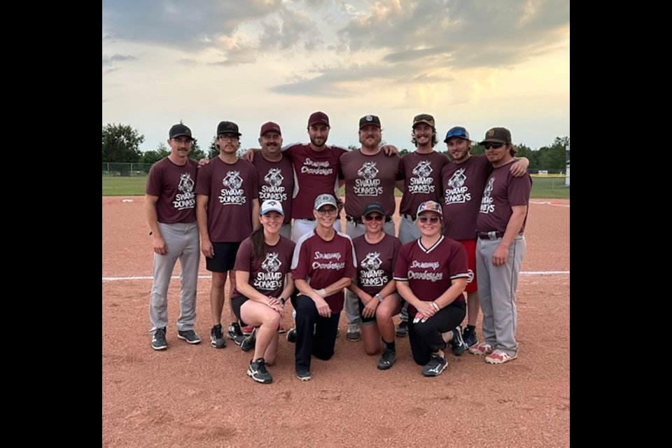 The Swamp Donkeys won this year's Friday Night Slo-Pitch League in St. Paul.