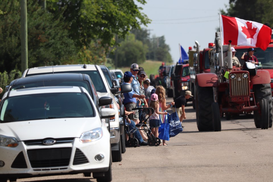 A variety of entertainment activities like the bean bag championship, Mallaig Antique Tractor and Car Show, as well as a tractor parade, drew both locals and visitors to Mallaig in support of the Mallaig Museum, Mallaig Arena Project, and Mallaig Minor Hockey on Aug. 27, 2022.