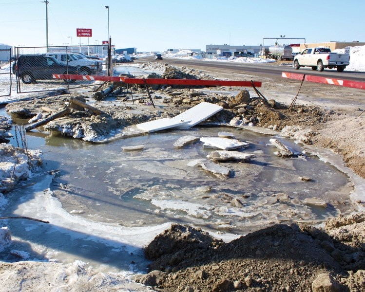 A major water break left Bonnyville without access to drinking water for over 17 hours between Feb. 23 and 24. After a temporary fix and a second break in as many days, the