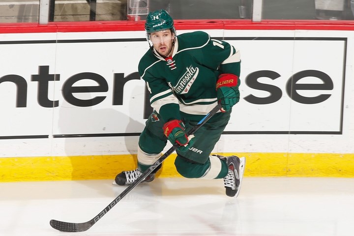 Former Bonnyville Jr. A Pontiacs star Justin Fontaine suited up in his 100th NHL game on Jan. 8 against Chicago.