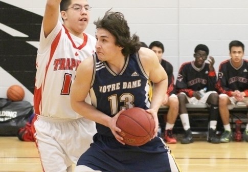 The Notre Dame Hich School boys basketball team won the BCHS Invitiational this past weekend in Bonnyville.