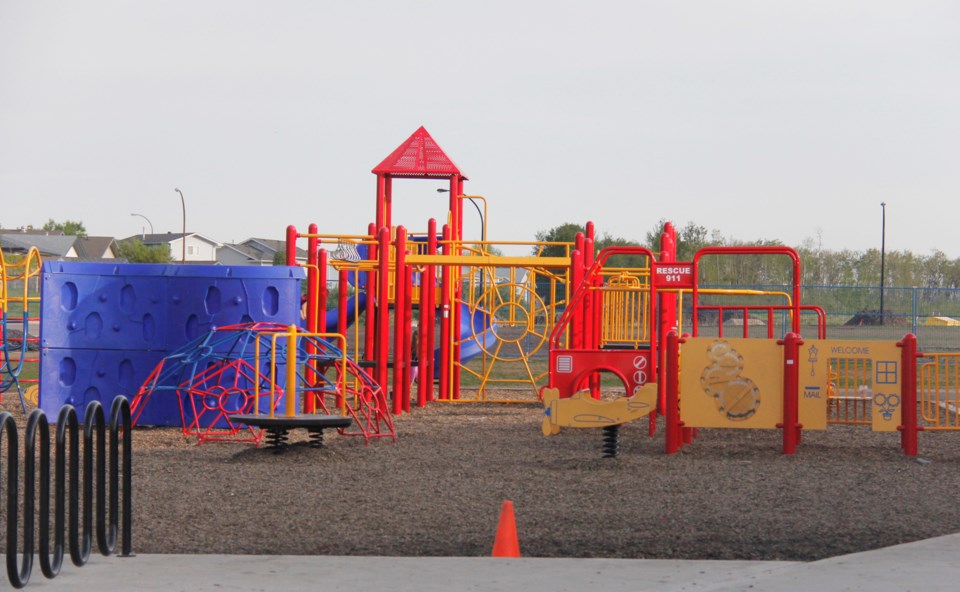 Cold Lake Elementary School&#8217;s current playground is geared for children aged five to 12.