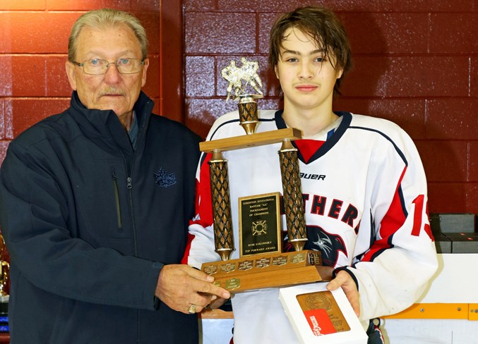  Ben Skarsen took home the title of top forward for the tournament.