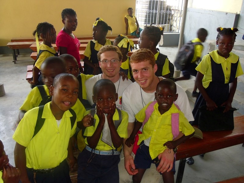 Mathieu and Philippe Bergeron were two locals who accompanied a Mission Youth trip to Haiti from Jan. 3 to 10, just before the one-year anniversary of the massive earthquake