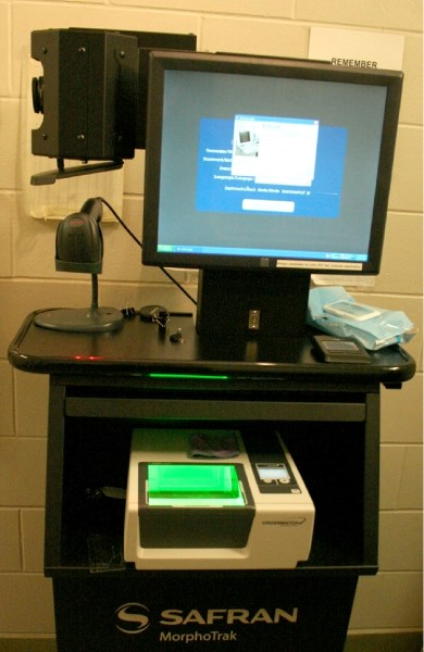 The St. Paul RCMP&#8217;s LiveScan Real Time Identificaiton Device, one of 20 in Alberta, greatly reduces the amount of time people wait for their criminal records check.