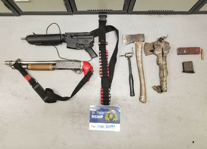 Rcmp Execute Search Warrant And Seize Weapons Lakeland News