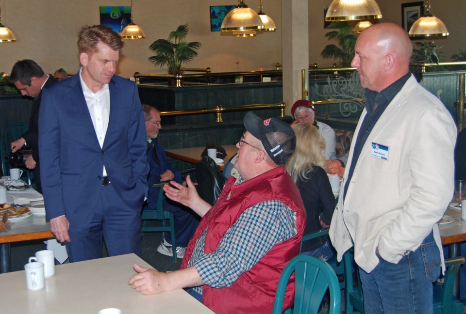 New leader of the Wildrose Party Brian Jean visited Lac La Biche for a meet-and-greet on the weekend.