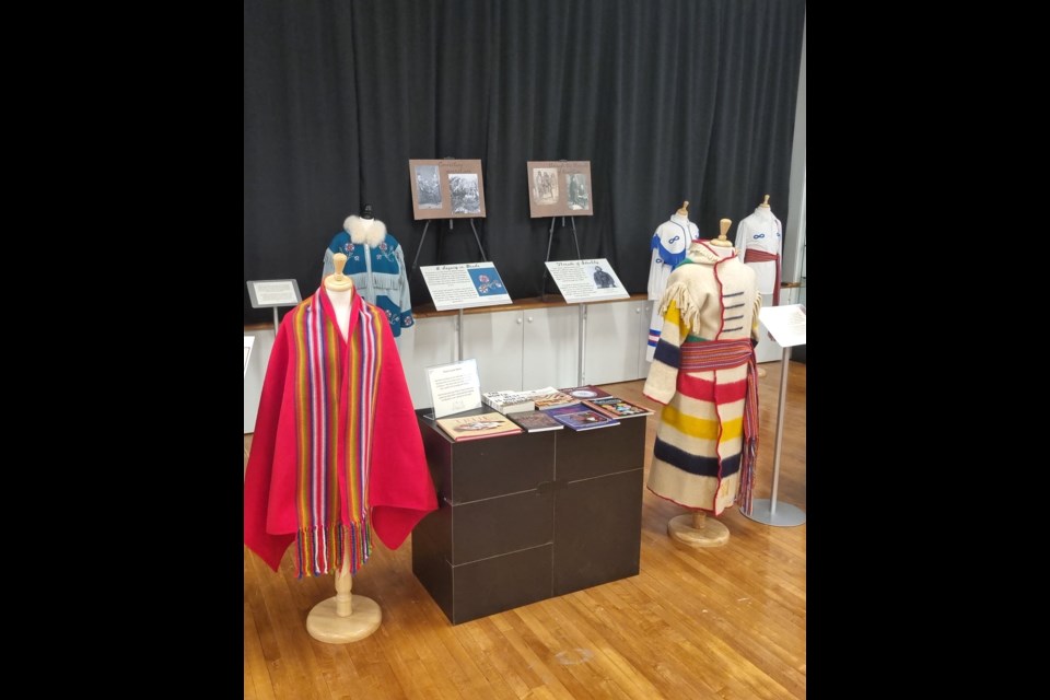 Pieces of Métis clothing on display as part of the "Threads: Exploring Métis Material Culture" exhibit at the Lac La Biche Museum. Photo supplied. 