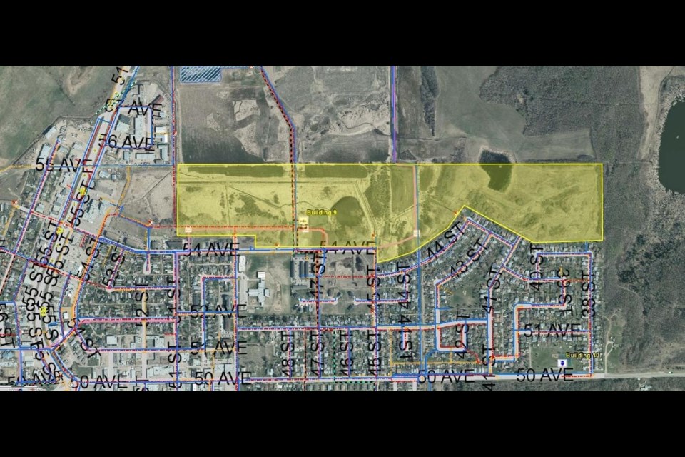 The proposed outline plan to extend Brady Heights.

Photo courtesy of the City of Cold Lake.