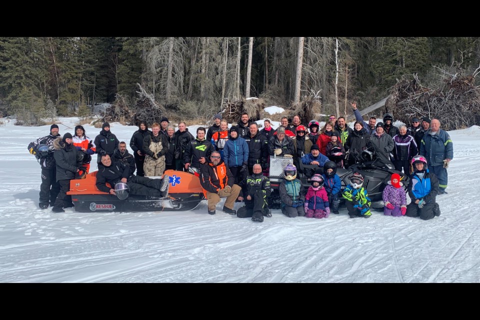 Members of the Lac La Biche Back Country Riders and their families enjoying a day out on the trails. Photo supplied. 