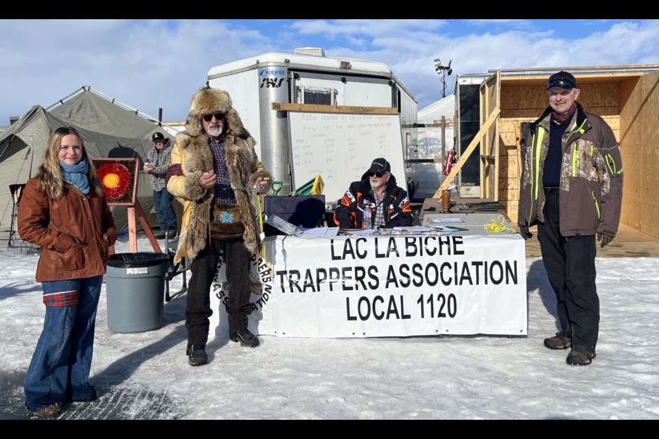 Members of the Lac La Biche Trappers Local 1120 at the 2024 Winter Festival of Speed. Photo supplied. 