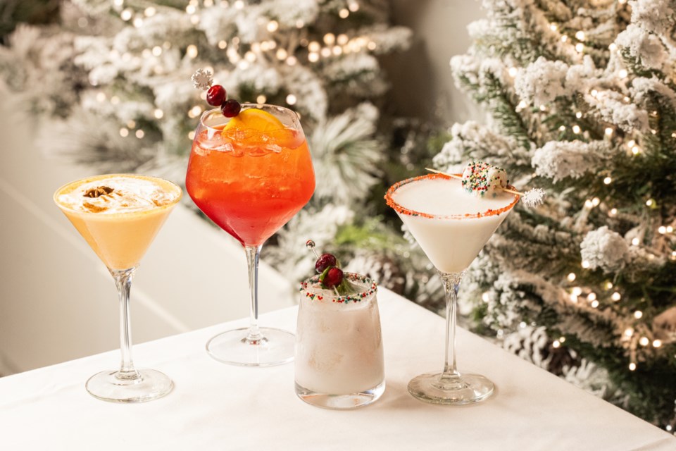 pumpkin-spiced-white-russian-pomegranate-aperol-spritz-snowstorm-margarita-christmas-cookie-martini