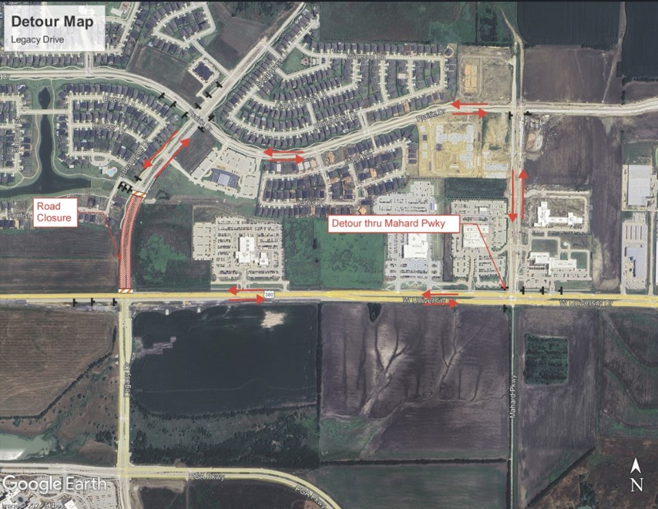 us-380-town-of-prosper-detour-legacy-drive