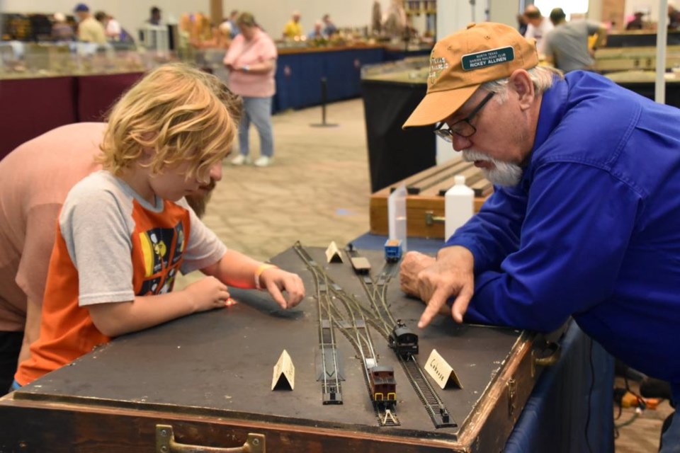 The model trains layouts at the Dallas Area Train Show are sure to delight guest of every age and skill level. 