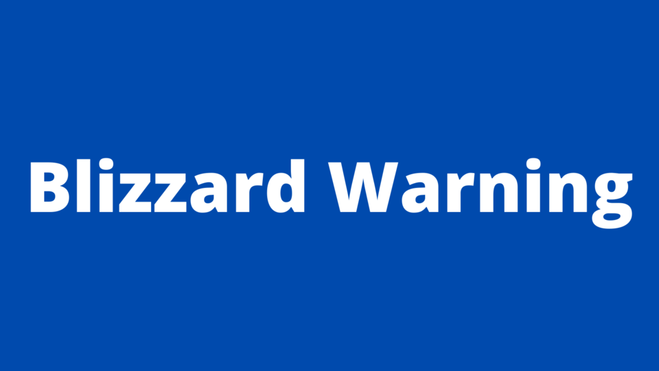 Blizzard Warning