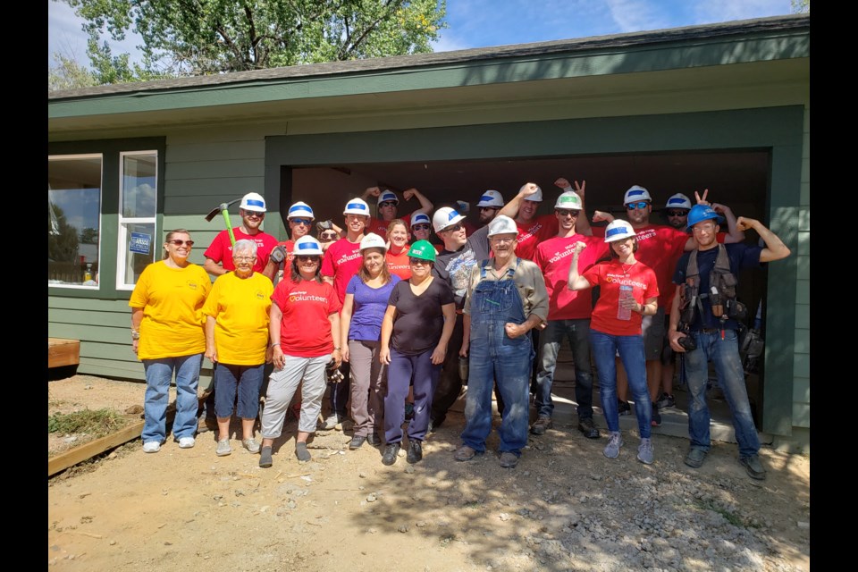 The duplexes in Dacono were made possible by donations and volunteers for Habitat St. Vrain