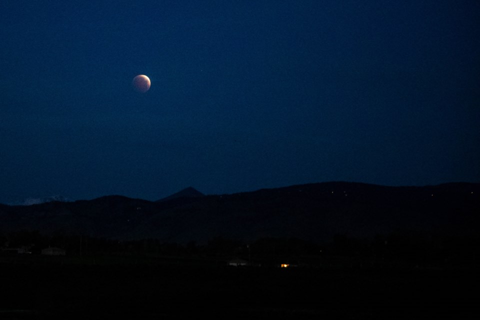 Total Lunar Eclipse Seen Before Dawn Over Front Range