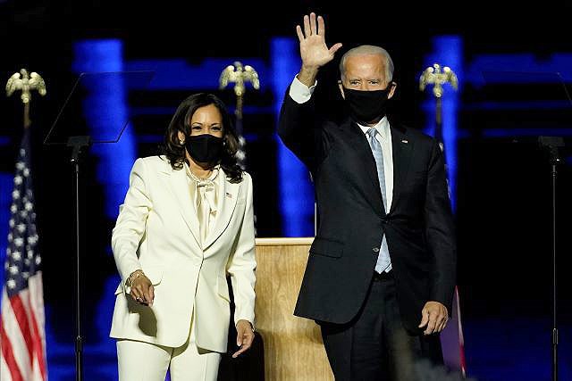 Joe Biden and Kamala Harris 11072020