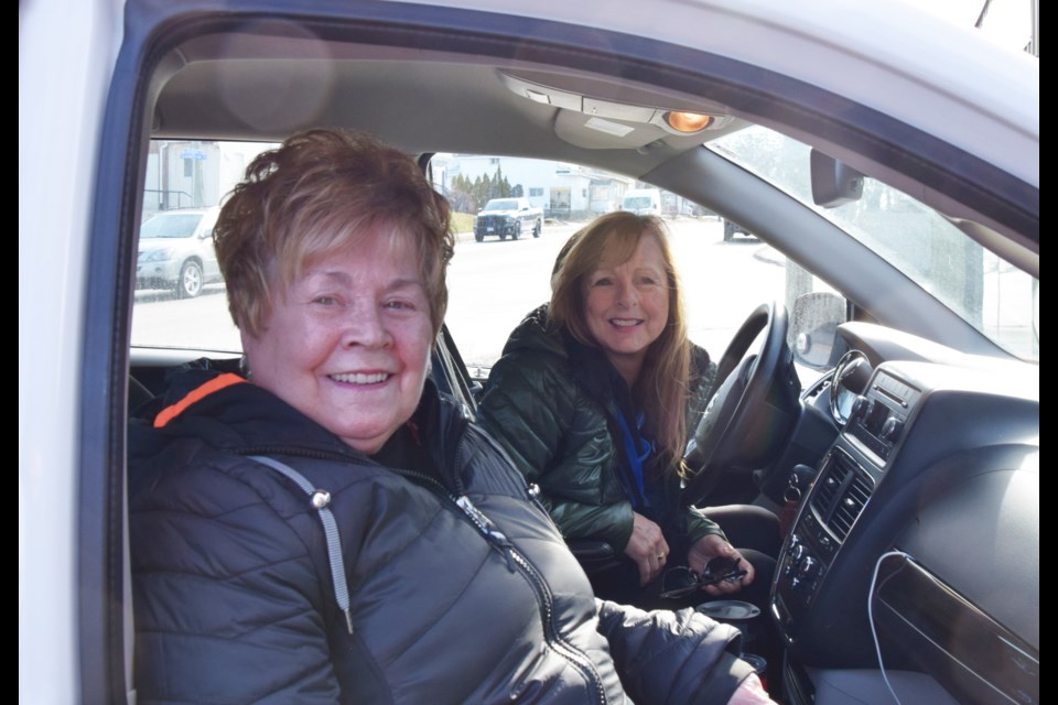 Sharon Chin volunteers with Community Reach North Simcoe and makes sure riders are comfortable and on time for their appointments. 