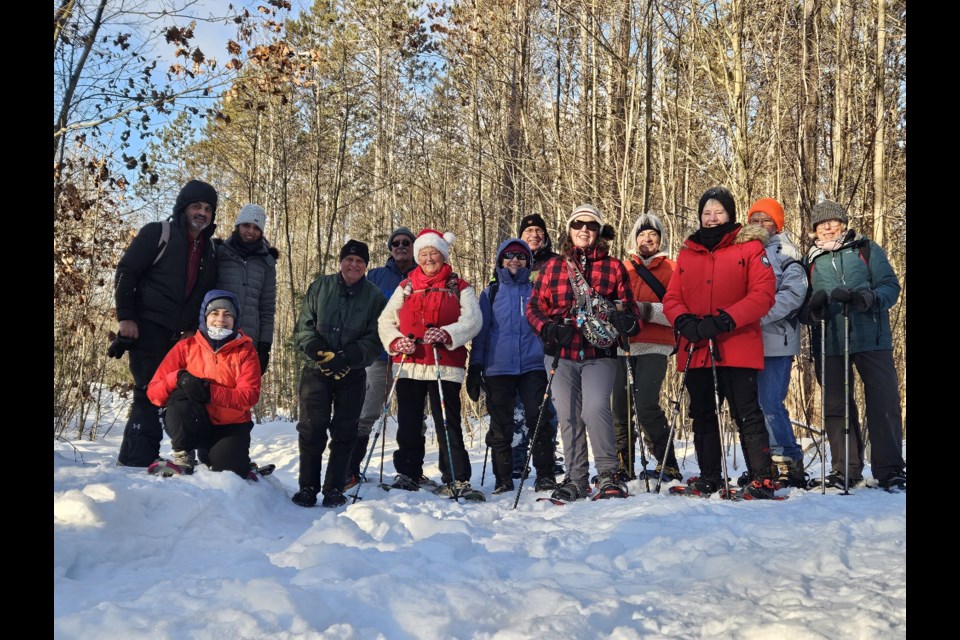 Frieda Baldwin leads many hikes throughout the year, encouraging others to enjoy the great outdoors. 