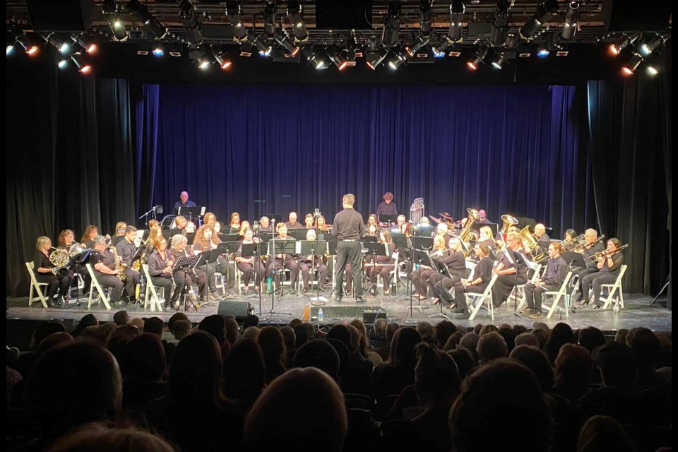 All the snow this year posed a challenge for the Georgian Shores Concert Band, but they are 'gearing up and ready' for this weekend's performance, says the band's chair Sadie Bridgeman.