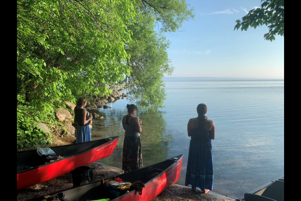 Shining Water Paddle, an initiative by members of the Chippewas of Georgina Island First Nation, held its third annual ceremonial journey June 5 as they paddled around Lake Simcoe, which has a shoreline perimeter of 303 kilometres.