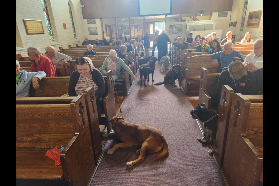 St. Mark's hosted a wide range of dogs and their human companions during Sunday's Blessing of the Animals.