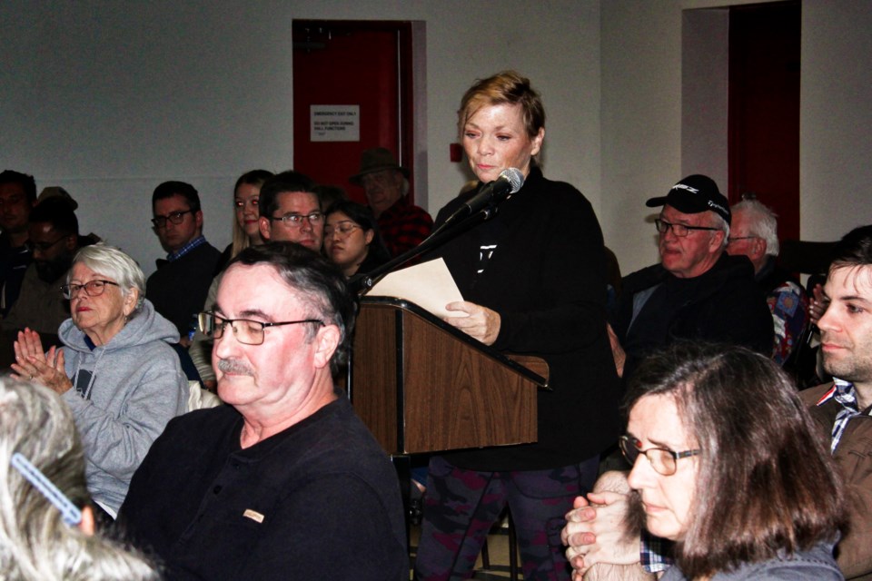Michelle Vaillancourt made a presentation to Penetanguishene council listing several reasons why a Shared Tower proposed 5G cell tower should not be built behind St. Ann's Parish.