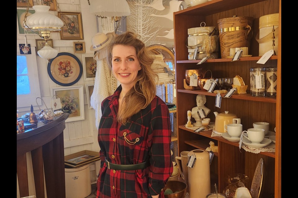 Jacqueline Sunday is pictured inside her Midland boutique.