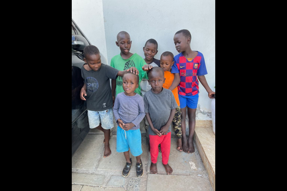 The two newest members of the Life4Kids household are pictured in the front row. They were identified when a group of local residents visited a slum while in Nairobi this fall.