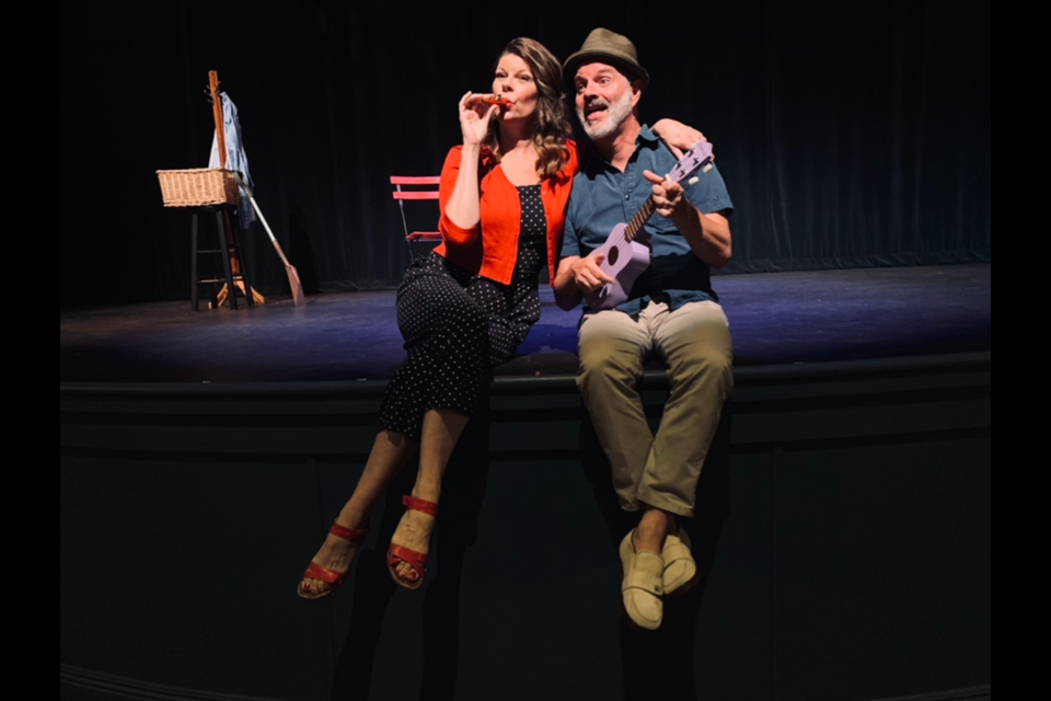Real-life husband and wife duo Monique Lund and Mark Weatherley bring The Wonder of It All to the MCC stage.