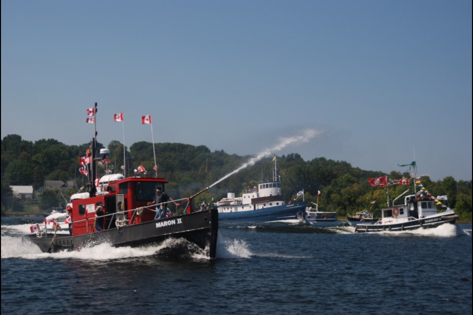 Tug boat demonstrations and the tug push contest takes place Sunday starting at noon during the Tugboat Festival in Midland.