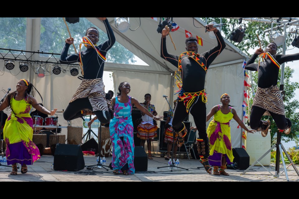 Neema Child Project mesmerized the crowd with their energetic Ugandan music and dance to create awareness in support of impoverished and orphaned children in Uganda, Africa.