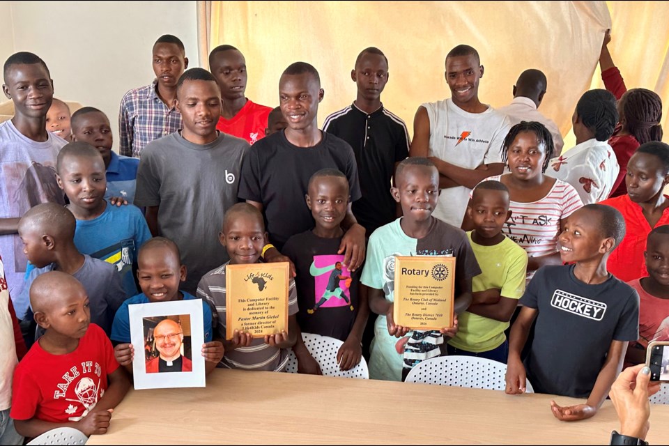 A new library and computer lab at the Life4Kids home is dedicated to  St. Mark’s Anglican-Lutheran Church Pastor Martin Giebel, who died earlier this year.