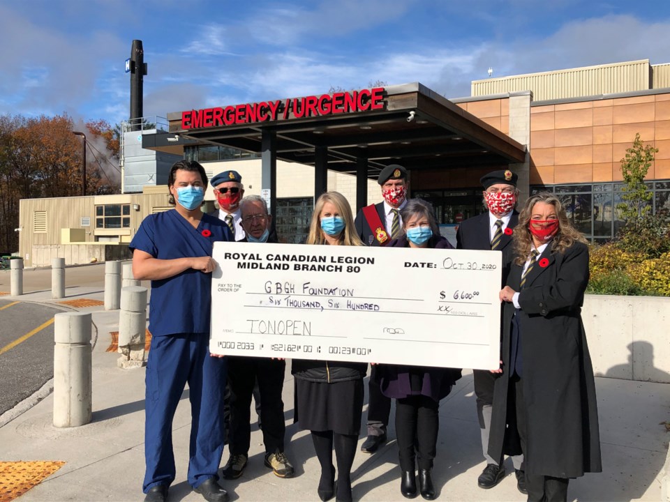 Midland Legion_Tonopen Cheque Presentation