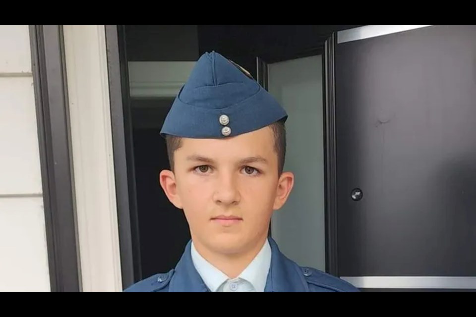 Isaac Coombs Howran had recently joined a local air cadet squadron.