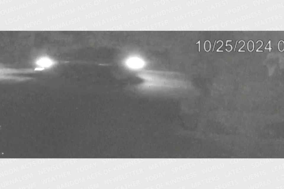 OPP provided this photo of the car driven by suspects in connection with a Tay Township home invasion.