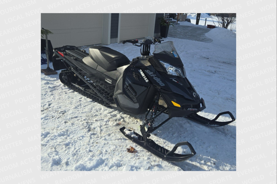 The OPP is asking for the public's help in the theft of a 2017 Ski-Doo Renegade Backcountry.